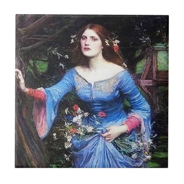 Carreau En Céramique Tuile d'Ophélie de château d'eau (Devant)