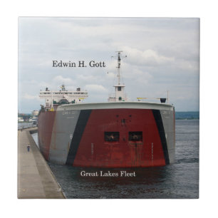 Carreau En Céramique Tuile Edwin H. Gott