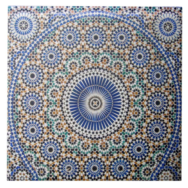 Carreau En Céramique Tuile en céramique de photo d'art islamique de (Devant)
