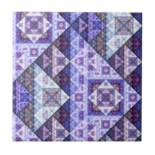 Carreau En Céramique Tuile en céramique Motif Améthyste violet