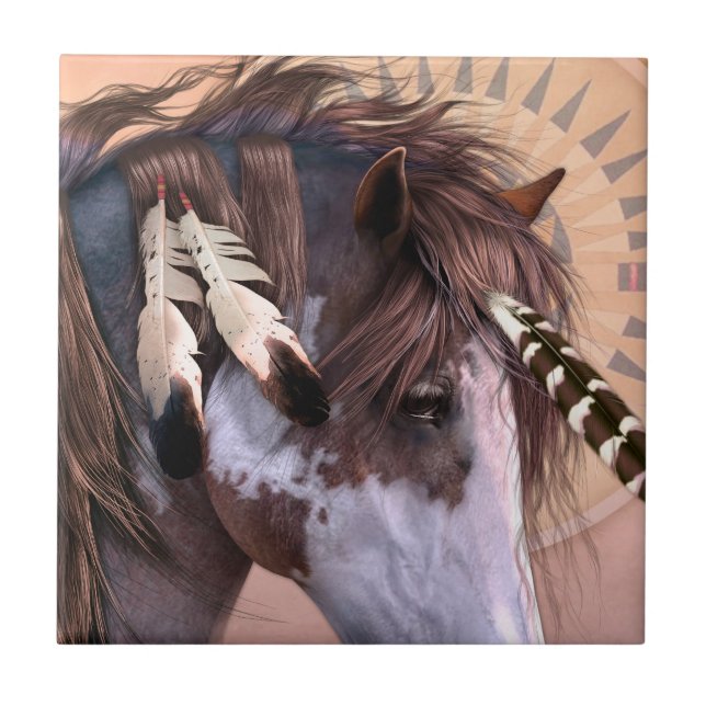 Carreau En Céramique Tuile indigène d'art de l'esprit II (Devant)