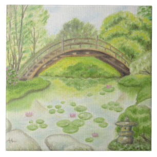 Carreau En Céramique Tuile japonaise de mur de jardin