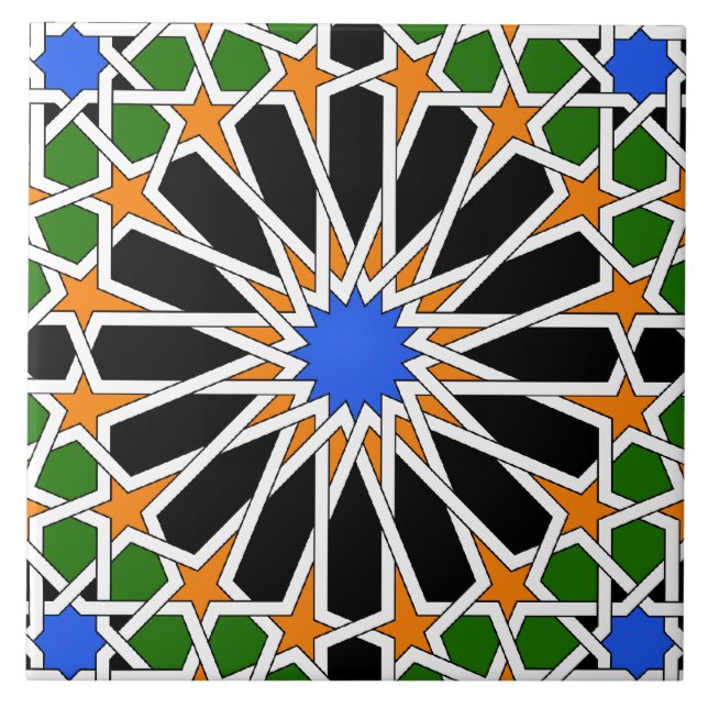 Carreau En Céramique Tuile maure (Devant)