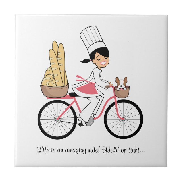 Carreau En Céramique Tuile mignonne de bande dessinée (Devant)