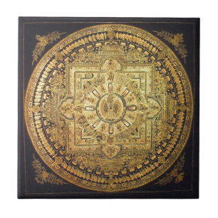 Carreau En Céramique Tuile Mille-Armée de mandala d'Avalokiteshvara