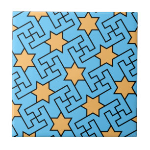 Carreau En Céramique Tuile motif géométrique islamique