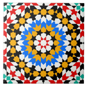Carreau En Céramique Tuile motif géométrique islamique