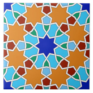 Carreau En Céramique Tuile motif géométrique islamique