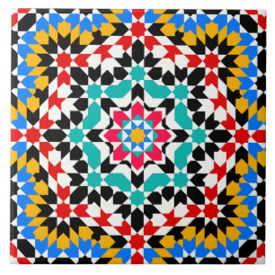 Carreau En Céramique Tuile motif géométrique islamique