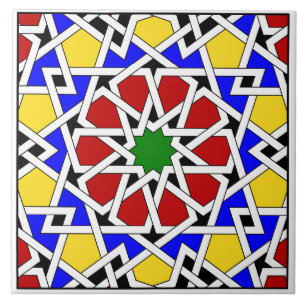 Carreau En Céramique Tuile motif géométrique islamique