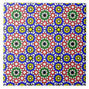 Carreau En Céramique Tuile motif géométrique islamique
