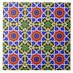 Carreau En Céramique Tuile motif géométrique islamique