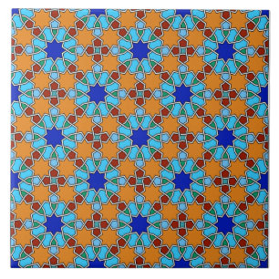 Carreau En Céramique Tuile motif géométrique islamique