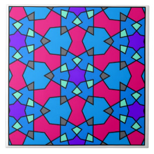 Carreau En Céramique Tuile motif géométrique islamique