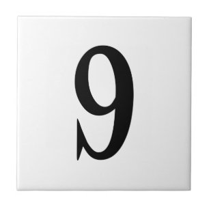 Carreau En Céramique TUILE NUMÉRIQUE - NEUF ÉLÉGANTS (numéro 9) ~.png