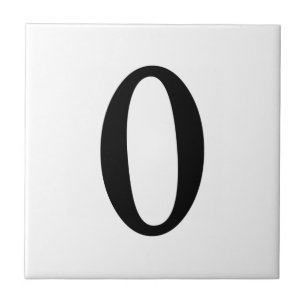 Carreau En Céramique TUILE NUMÉRIQUE - ZÉRO (numéro 0) ~.png ÉLÉGANT