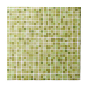 Carreau En Céramique Tuile photo en vert olive petite ou grande forme