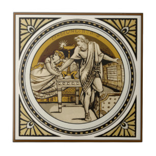Carreau En Céramique Tuile photo Repro Minton Shakespeare Cymbelare