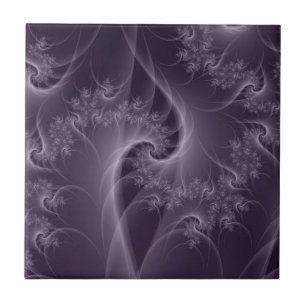 Carreau En Céramique Tuile pourpre et blanc