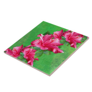 Carreau En Céramique Tuile rose de Lei de ketmie