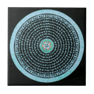 Carreau En Céramique Tuile tibétaine de mandala