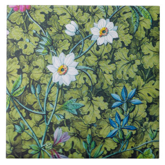 Carreau En Céramique Tuile victorienne de papier peint floral