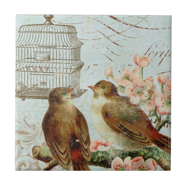 Carreau En Céramique Tuile vintage (Devant)