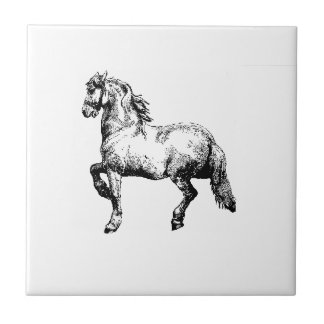 Carreau En Céramique Tuile vintage de cheval