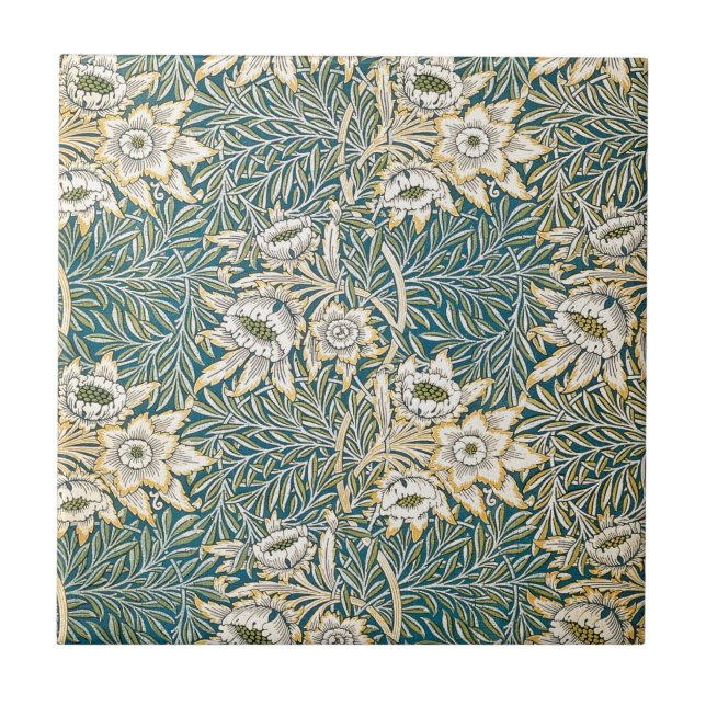 Carreau En Céramique Tulipe et saule de William Morris (Devant)