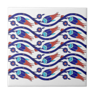 Carreau En Céramique tulipe turkmène