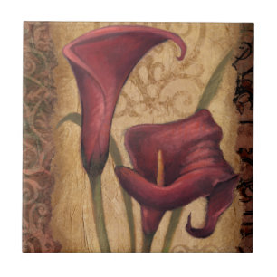 Carreau En Céramique Tulipes rouges I