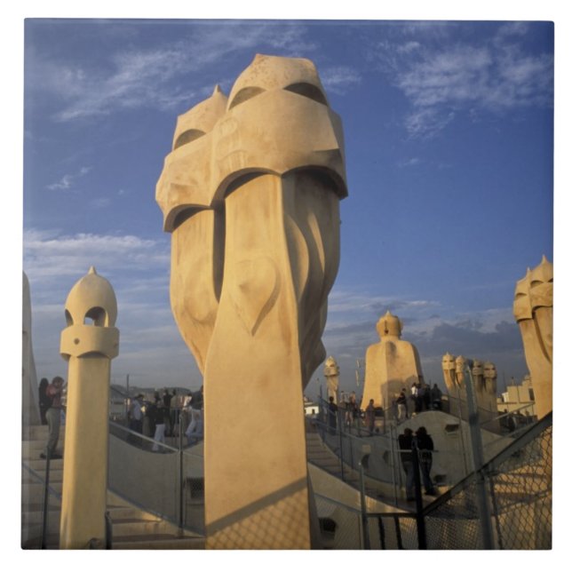Carreau En Céramique UE, Espagne, Catalogne, Barcelone. Antonio Gaudi (Devant)