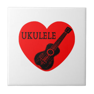 Carreau En Céramique Ukulele Love