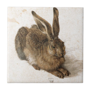 Carreau En Céramique Un jeune lièvre par Albrecht Durer