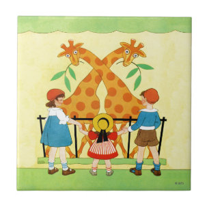 Carreau En Céramique Un jour au zoo