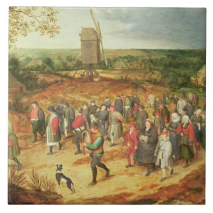 Carreau En Céramique Un Mariage paysan