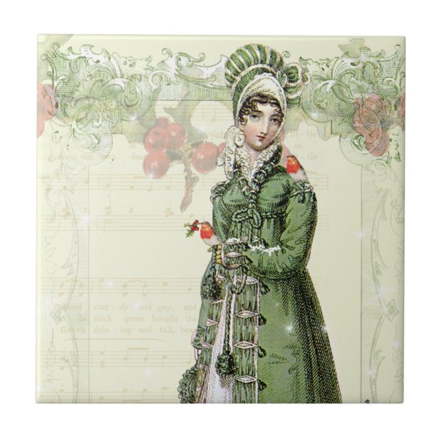 Carreau En Céramique Un Noel Joyeux (Devant)