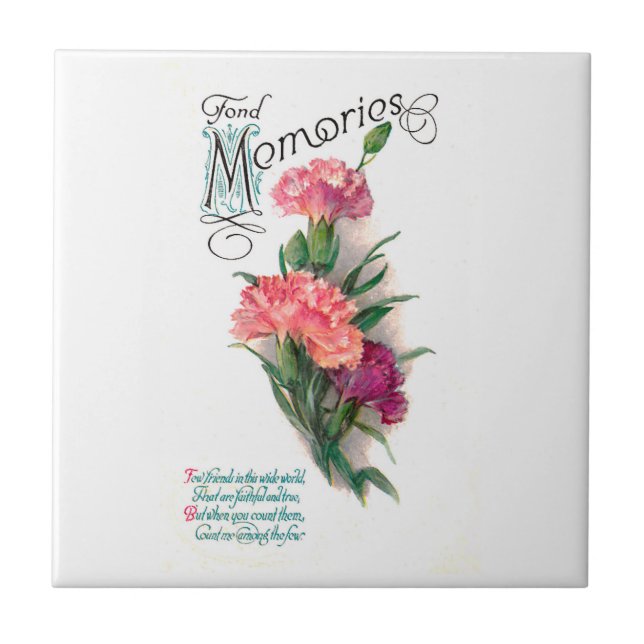 Carreau En Céramique Un Véritable Ami (Devant)