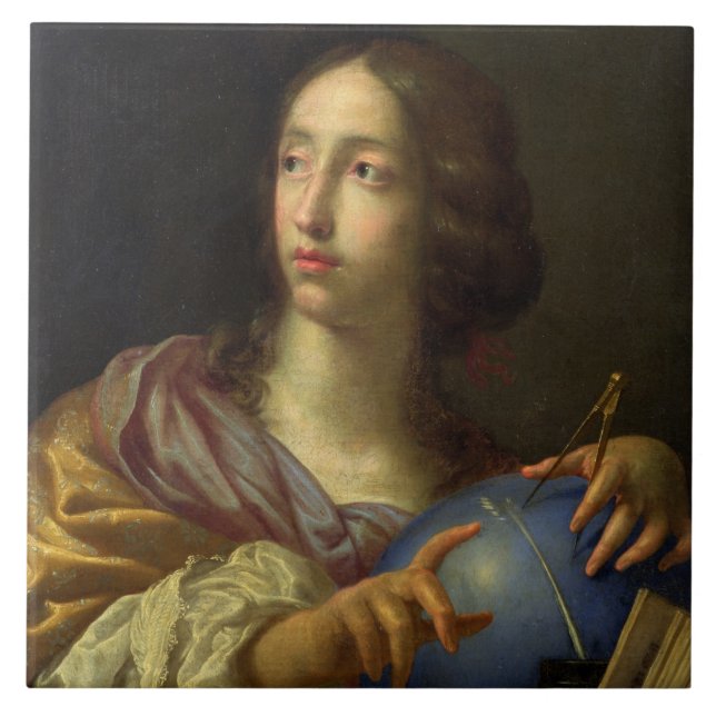 Carreau En Céramique Une allégorie d'astronomie (Devant)