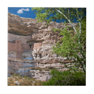 Carreau En Céramique USA, Arizona. Le Château De Montezuma, Les Ruines