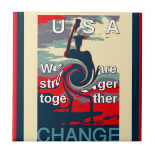 Carreau En Céramique USA Change : Un design uni plus fort
