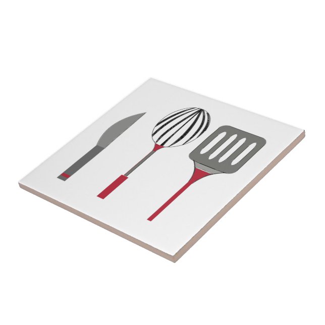 Carreau En Céramique Ustensiles de cuisine (Côté)