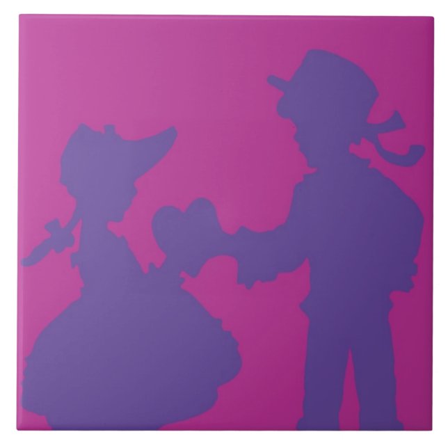 Carreau En Céramique <Valentine> par Steve Collier (Devant)