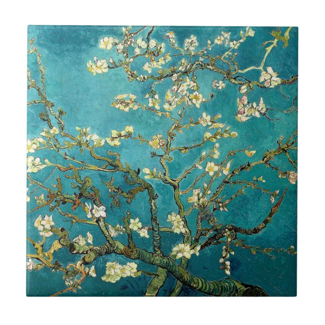 Carreau En Céramique Van Gogh Almond Blossoms Impressionnisme Classique (Devant)