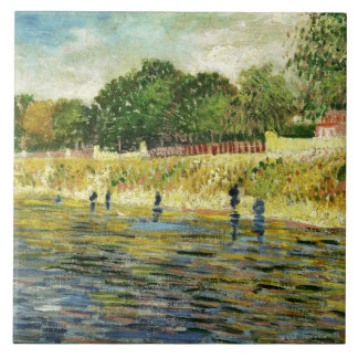 Carreau En Céramique Van Gogh Banks de la Seine (F293) Art