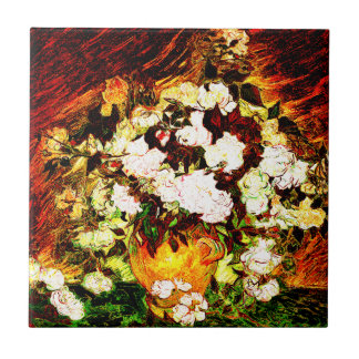 Carreau En Céramique Van Gogh - roses