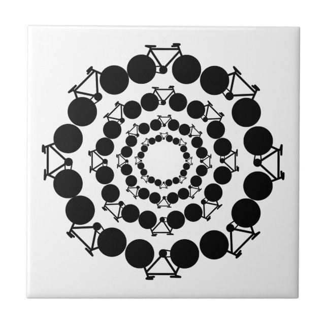 Carreau En Céramique vélo - vélo + vélo (Devant)