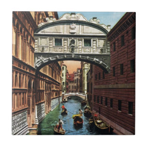 Carreau En Céramique Venise vintage, le pont des soupirs