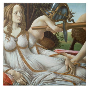 Carreau En Céramique Vénus et Mars, c.1485 (tempera et huile)