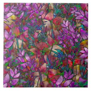 Carreau En Céramique Verre Abstrait en mosaïque